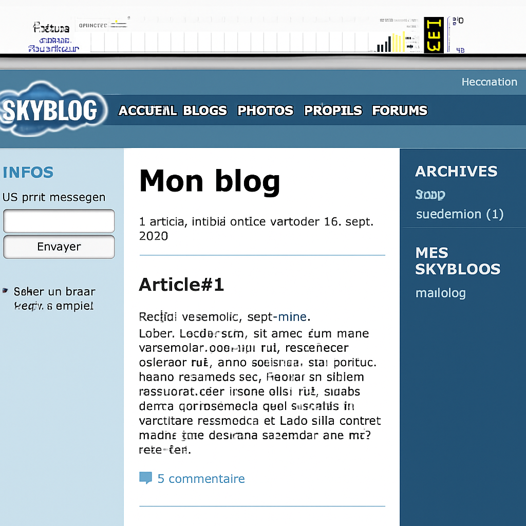 découvrez comment retrouver facilement un skyblog en 2025 avec notre guide pratique : astuces simples, outils efficaces et conseils pour accéder à d’anciens blogs skyrock en quelques clics.