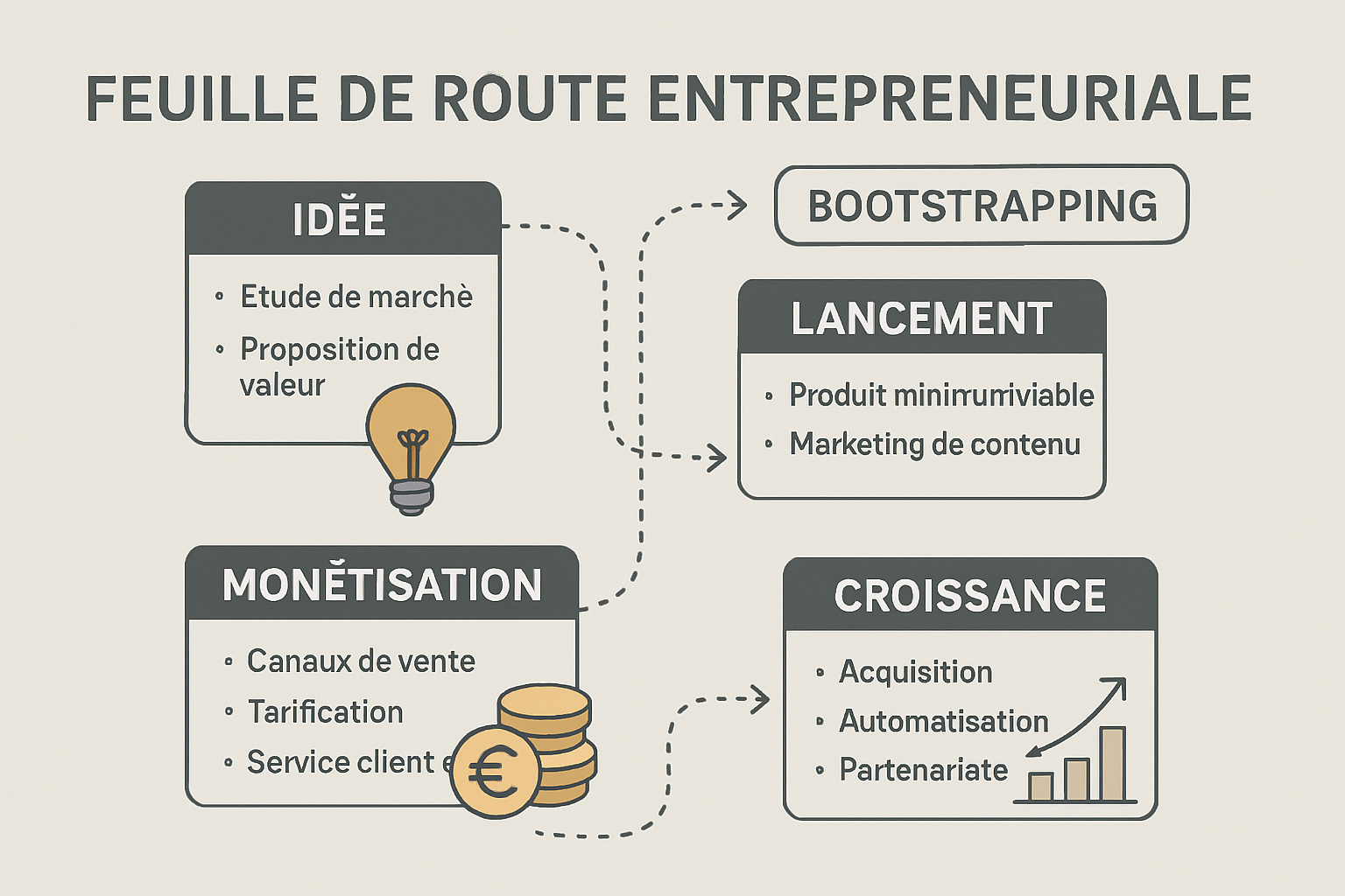 découvrez ce qu'est le bootstrapping, sa définition claire et les avantages clés qu'il offre pour lancer et développer votre entreprise de manière autonome.