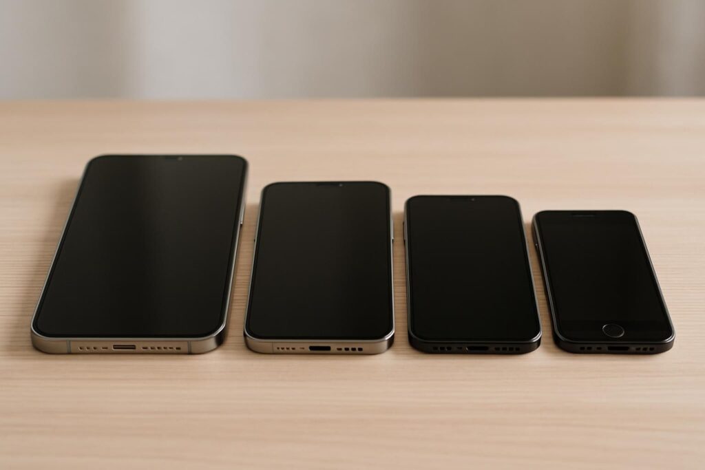 découvrez la taille de l'iphone 13 pro et comparez-la facilement avec celle des autres modèles pour faire le meilleur choix selon vos besoins.