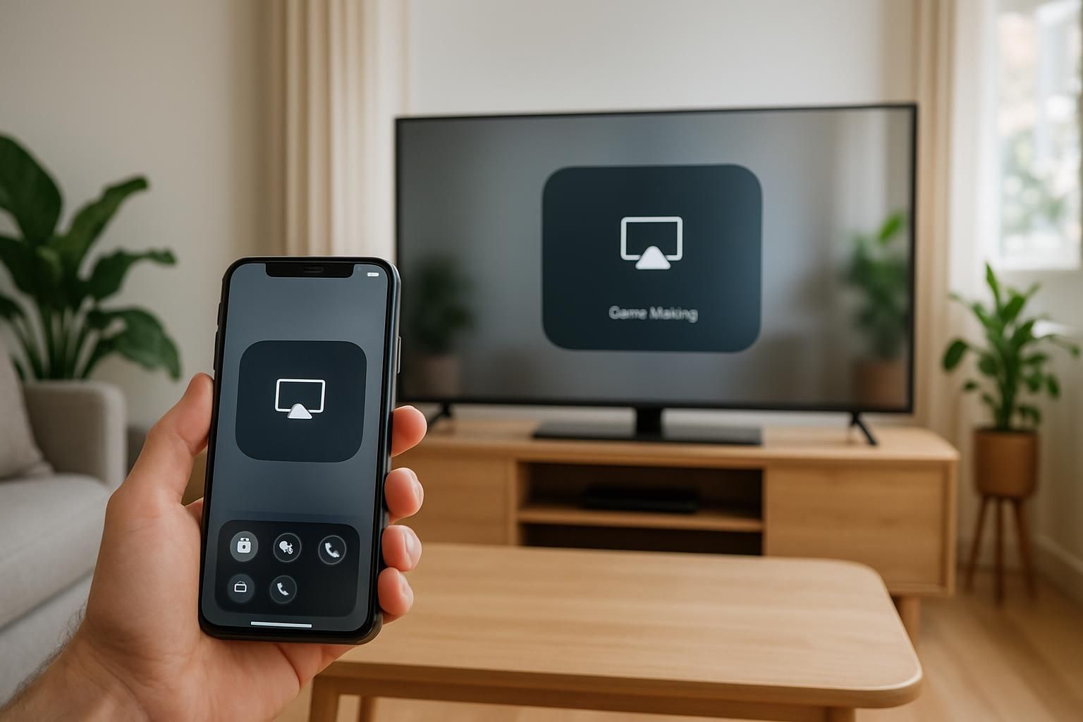 découvrez comment caster facilement et rapidement l'écran de votre iphone sur une tv pour profiter de vos vidéos, photos et applications sur grand écran.