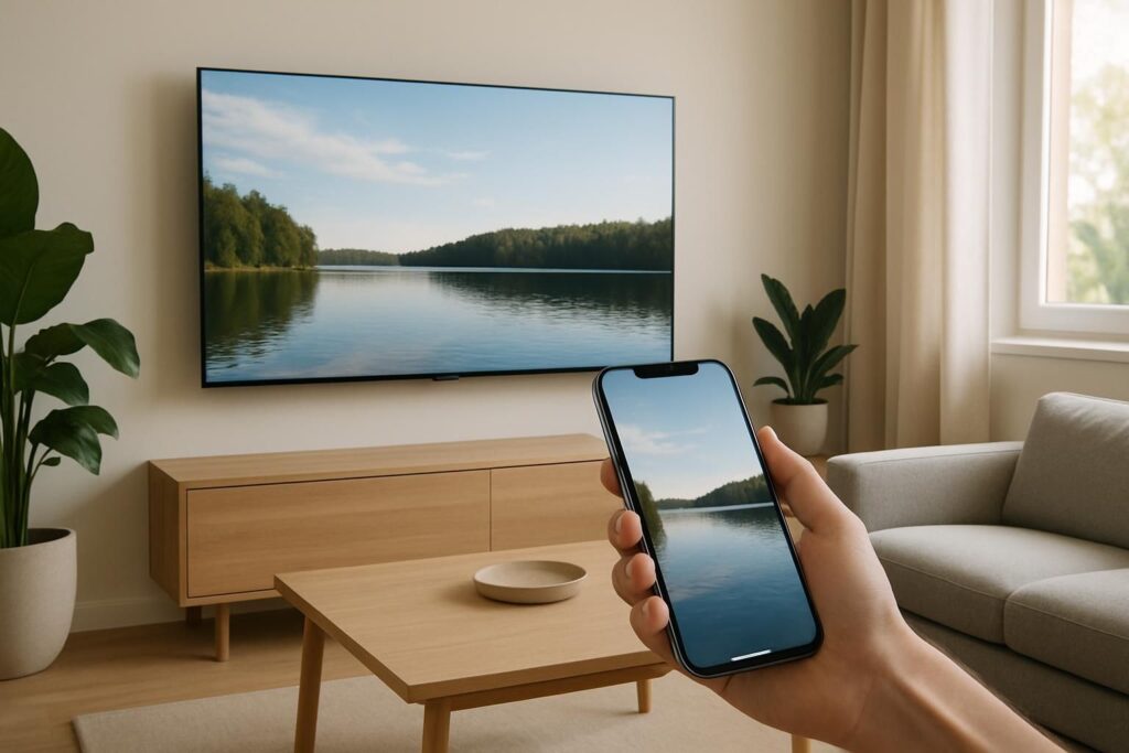 découvrez comment caster facilement et sans fil l'écran de votre iphone sur votre tv pour profiter de vos contenus préférés en grand format.