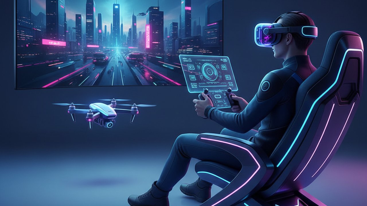 Découvrez comment piloter un drone avec un casque virtuel pour une immersion totale