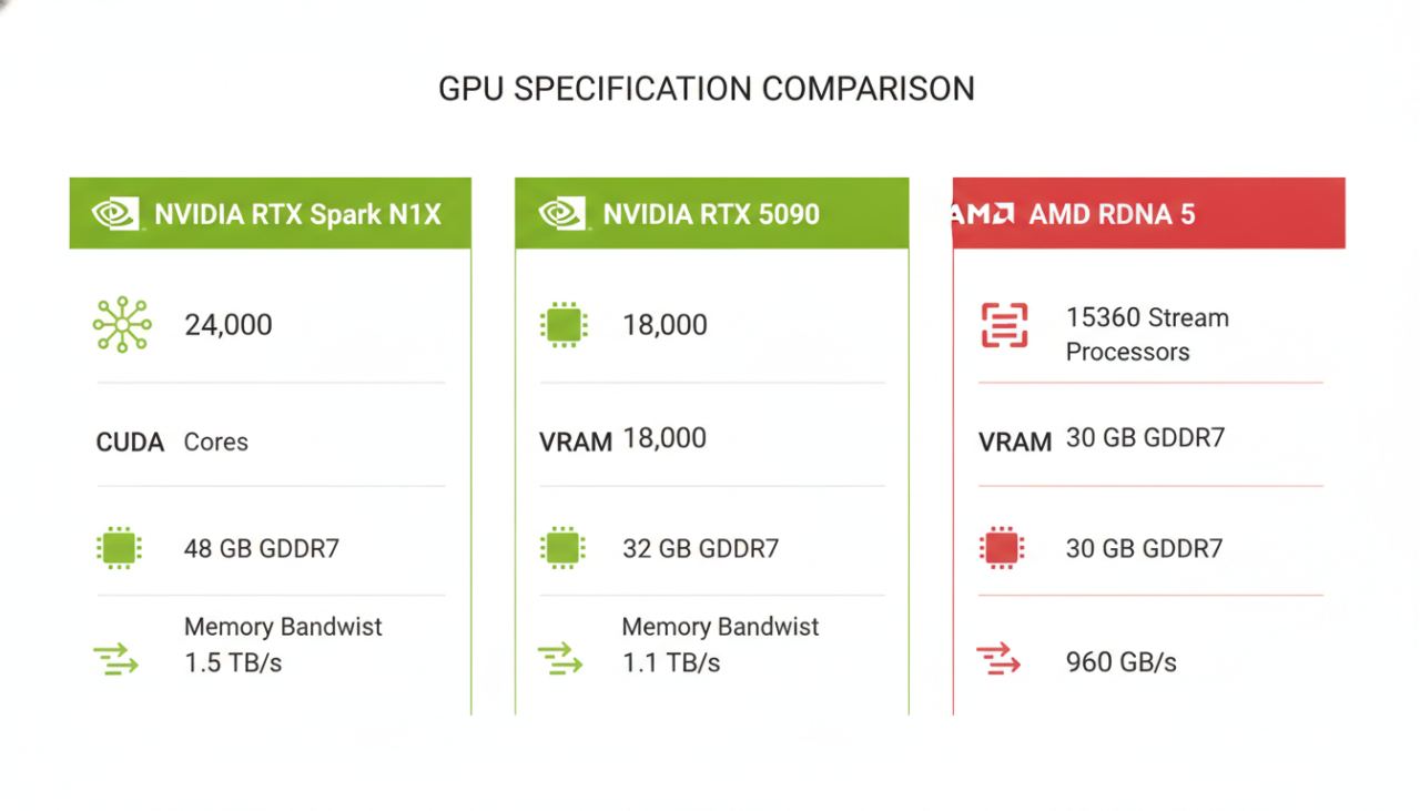 nouvelle puce nvidia : comparatif et specs