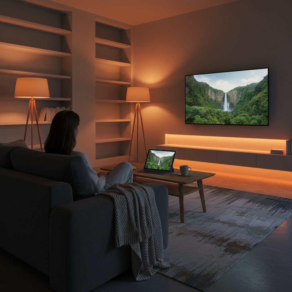 streaming légal gratuit sans pub en famille sur grand écran TV
