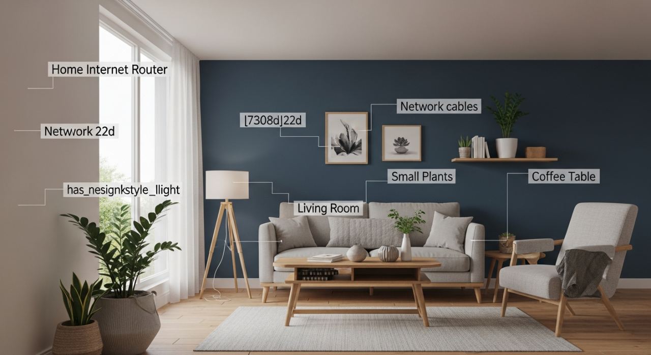 Box internet avec cables reseau branches pour une connexion stable