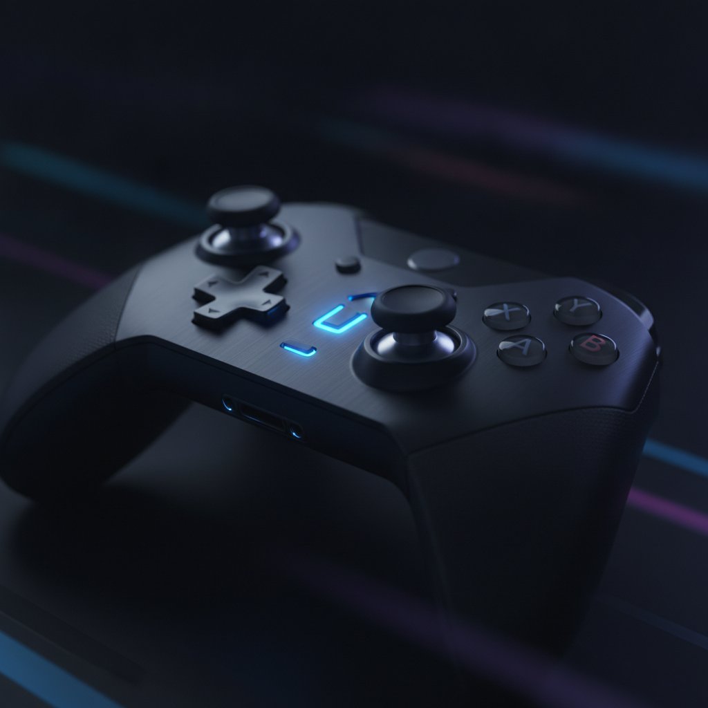 Manette de jeu vidéo avec touches directionnelles illustrant le mythique Konami Code