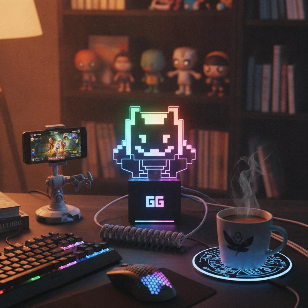lampe LED gaming et objets connectés insolites